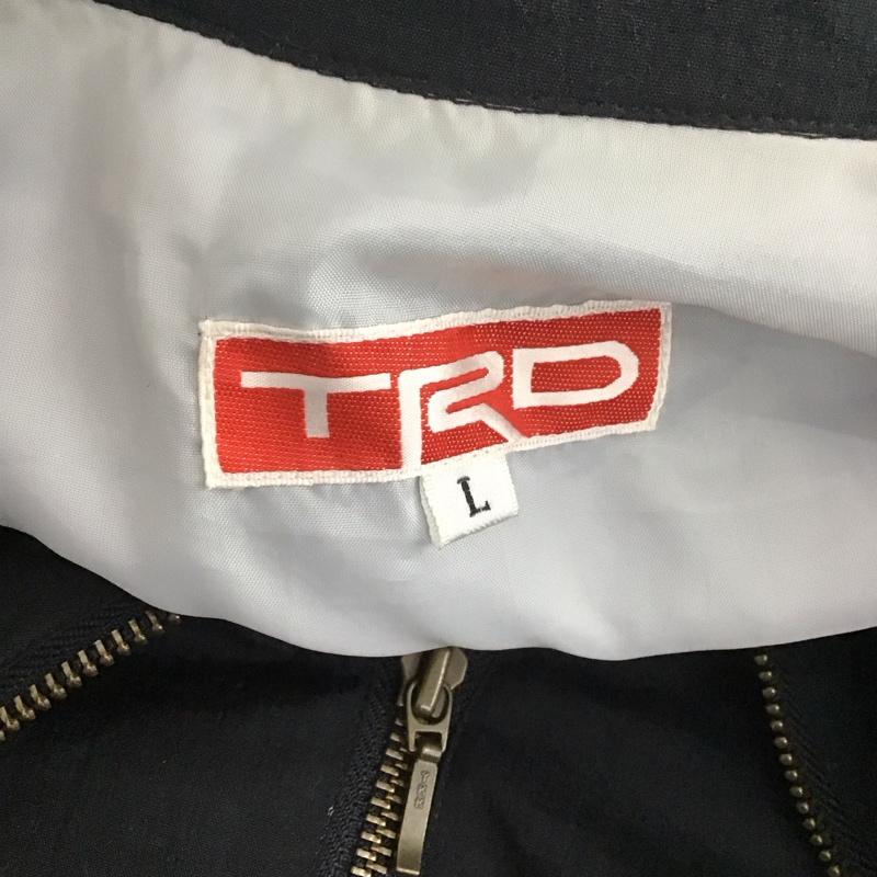 古着 USED ジャケット、上着 ジャンパー、ブルゾン TRD TOYOTAレーシングジャケット ジップアップジャケット 古着 ナイロンジャケット 90s L ロゴ、文字 黒 / ブラック /  メンズ USED 古着 中古 10109085