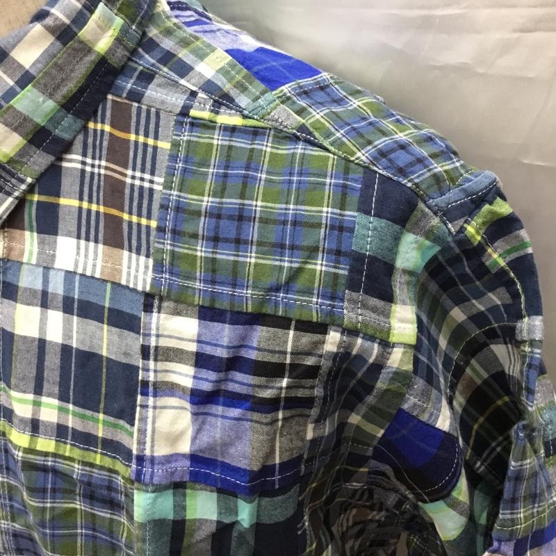 ブルックスブラザーズ BROOKS BROTHERS シャツ、ブラウス 半袖 半袖シャツ チェックシャツ ボタンダウンシャツ XL チェック マルチカラー / マルチカラー /  メンズ USED 古着 中古 10111607