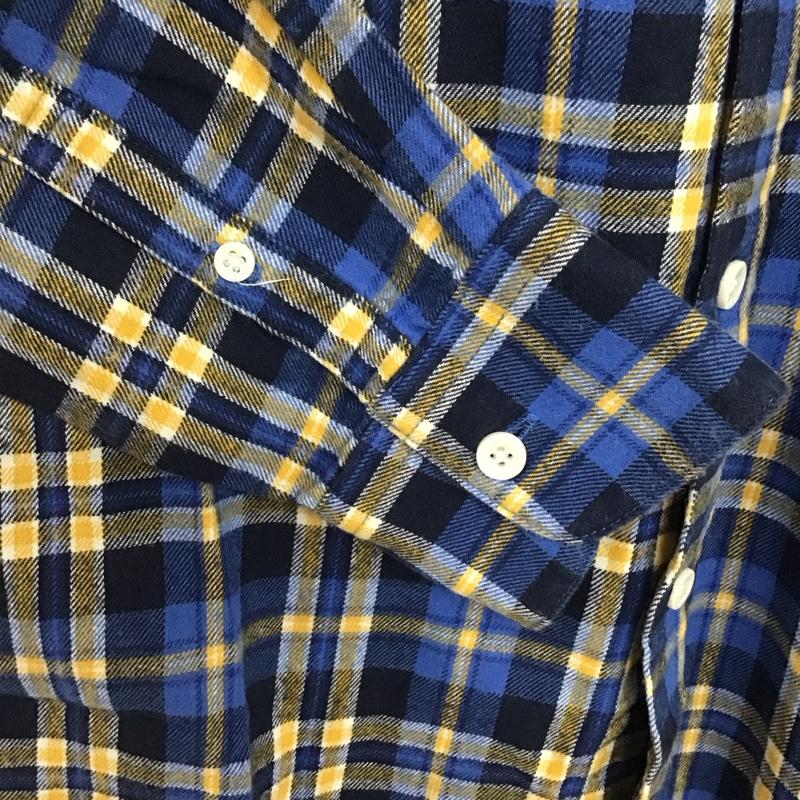 ナノユニバース nano・universe シャツ、ブラウス 長袖 NUC24SH398TK 両胸ポケット M チェック マルチカラー / マルチカラー /  メンズ USED 古着 中古 10133579