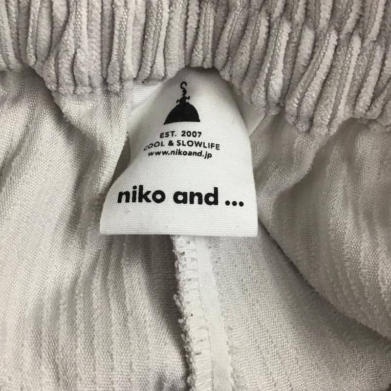 ニコアンド niko and... ボトムス ボトムス S205SL09SM コーデュロイ イージーパンツ L 無地 灰 / グレー /  レディース USED 古着 中古 10124983