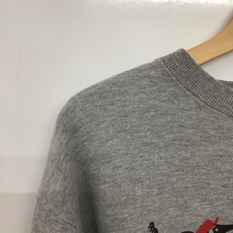 チャムス CHUMS トレーナー 長袖 長袖トレーナー スウェット クルーネック プルオーバー M ロゴ、文字 灰 / グレー /  メンズ USED 古着 中古 10142382