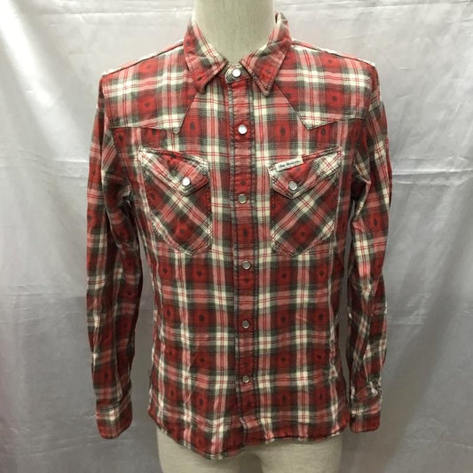 フラットヘッド The Flat Head シャツ、ブラウス 長袖 長袖シャツ カラーシャツ ポケットシャツ 長袖カットソー チェックシャツ 38 チェック マルチカラー / マルチカラー /  メンズ USED 古着 中古 10114053