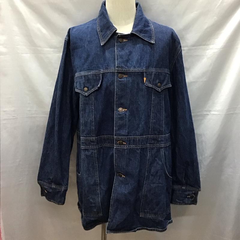 リーバイス Levi s ジャケット、上着 ジャケット、ブレザー 70671 デニムブッシュジャケット 70年代 USA製 XL 無地 インディゴ / インディゴ /  メンズ USED 古着 中古 10121183