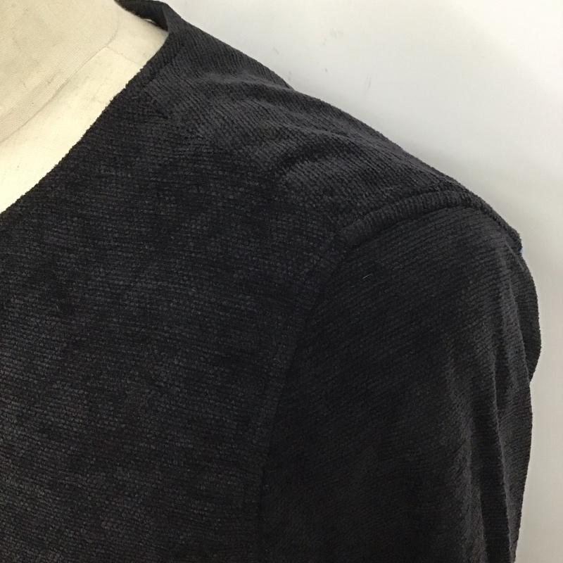 シャリーフ SHAREEF シャツ、ブラウス 長袖 15713049 ノーカラー ロングシャツ 1 無地 黒 / ブラック / X 青 / ブルー /  メンズ USED 古着 中古 10121355