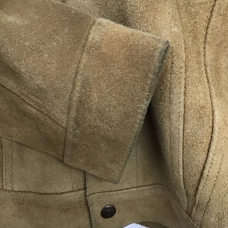 リーバイス Levi s ジャケット、上着 ジャケット、ブレザー レザージャケット ボタンジャケット アウター 99年 復刻 36 ロゴ、文字 ベージュ / ベージュ /  メンズ USED 古着 中古 10141656
