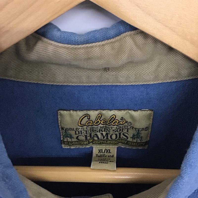 古着 USED シャツ、ブラウス 長袖 長袖シャツ デニムシャツ カラーシャツ ボタンダウンシャツ XL 無地 インディゴ / インディゴ /  メンズ USED 古着 中古 10133649