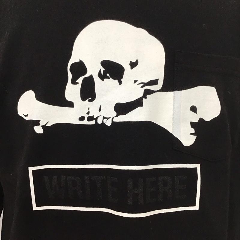 トゥデイエディション TODAY edition Tシャツ 長袖 20AWSS-15 LS TEE ロンT タグ付き ドクロ L ロゴ、文字 黒 / ブラック /  メンズ USED 古着 中古 10112661