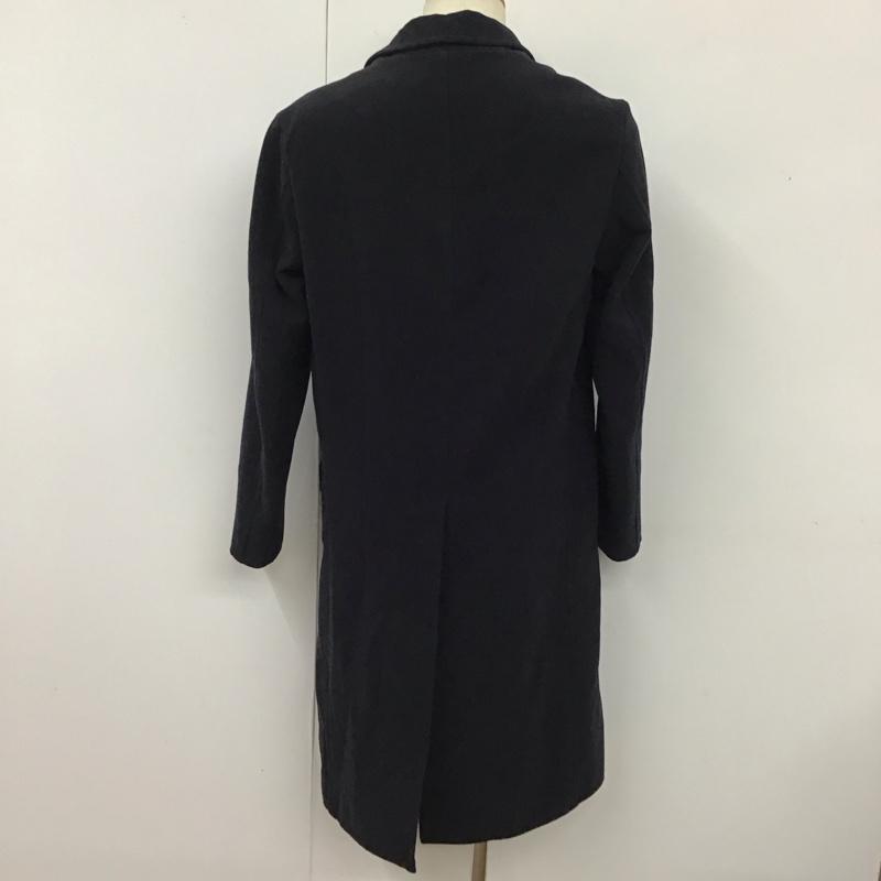 ウィム バイ リドム WYM LIDNM コート コート一般 co627 ロングコート ロングジャケット カラージャケット アウター S 無地 紺 / ネイビー /  メンズ USED 古着 中古 10119122