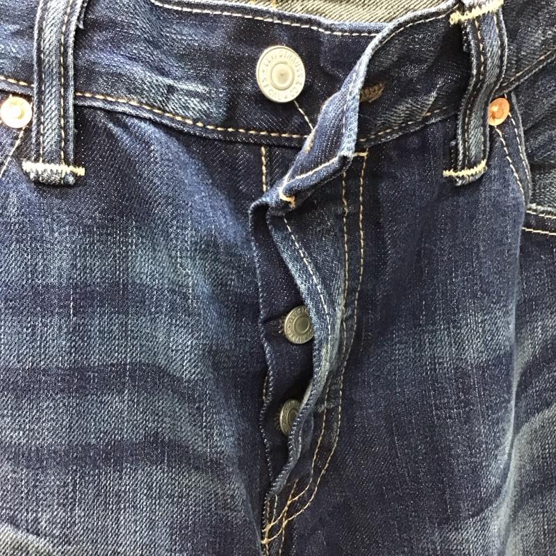 リーバイストラウスアンドコー Levi Strauss & co. パンツ デニム、ジーンズ デニムパンツ ストレートパンツ ワイドパンツ カジュアルパンツ 30インチ 無地 インディゴ / インディゴ /  メンズ USED 古着 中古 10114382