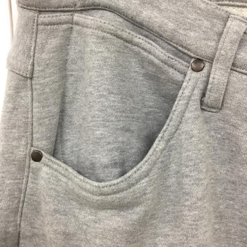 アベイシングエイプ A BATHING APE パンツ ワークパンツ、ペインターパンツ スウェットパンツ ジャージ カジュアルパンツ ワイドパンツ L ロゴ、文字 灰 / グレー /  メンズ USED 古着 中古 10109471