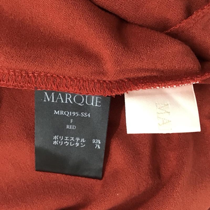 マーキー MARQUEE ワンピース ロングスカート 長袖ワンピース ロングワンピース フレアスカート FREE 無地 赤 / レッド /  レディース USED 古着 中古 10125169