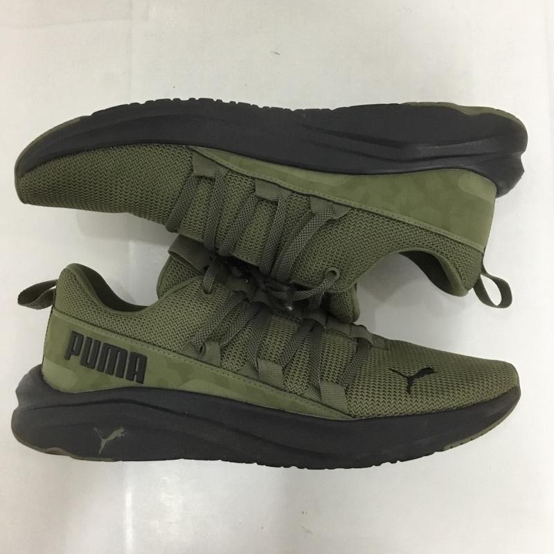 プーマ PUMA スニーカー スニーカー 378292-01 Softride One4All Camo 26.5cm 26.5cm ロゴ、文字 カーキ / カーキ / X 黒 / ブラック /  メンズ USED 古着 中古 10124871