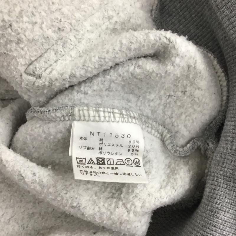 ザノースフェイス THE NORTH FACE パーカー 長袖 NT11530 REARVIEW FULLZIP HOODIE 裏起毛 L ロゴ、文字 灰 / グレー /  メンズ USED 古着 中古 10110820