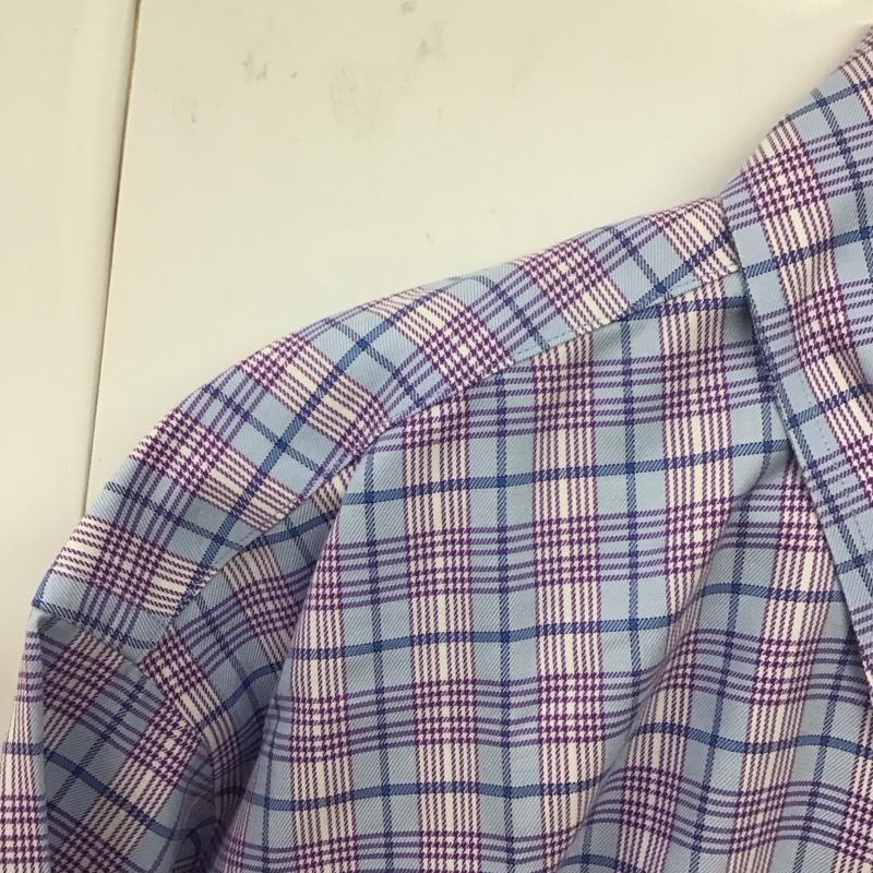 ブルックスブラザーズ BROOKS BROTHERS シャツ、ブラウス 長袖 ボタンダウンシャツ M チェック マルチカラー / マルチカラー /  メンズ USED 古着 中古 10131433