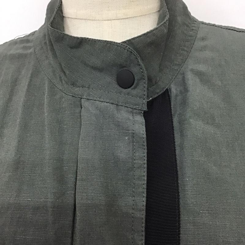 ザラ ZARA ジャケット、上着 ジャケット、ブレザー 5071 022 505 ロングコート M 無地 カーキ / カーキ /  レディース USED 古着 中古 10109454