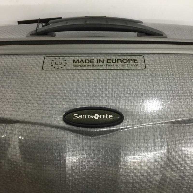 サムソナイト Samsonite スーツケース、トランク スーツケース、トランク V22 25304 94L SPINNER75 キャリーケース ロゴ、文字 灰 / グレー /  メンズ USED 古着 中古 10132725