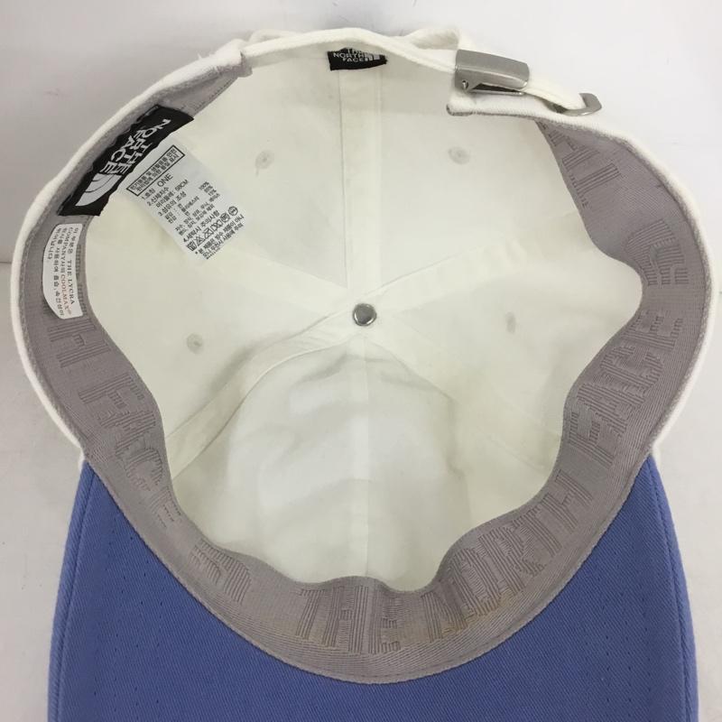 ザノースフェイス THE NORTH FACE 帽子 キャップ NE3CR00E ONE SIZE ロゴ、文字 白 / ホワイト / X 水色 / ライトブルー /  メンズ USED 古着 中古 10148838