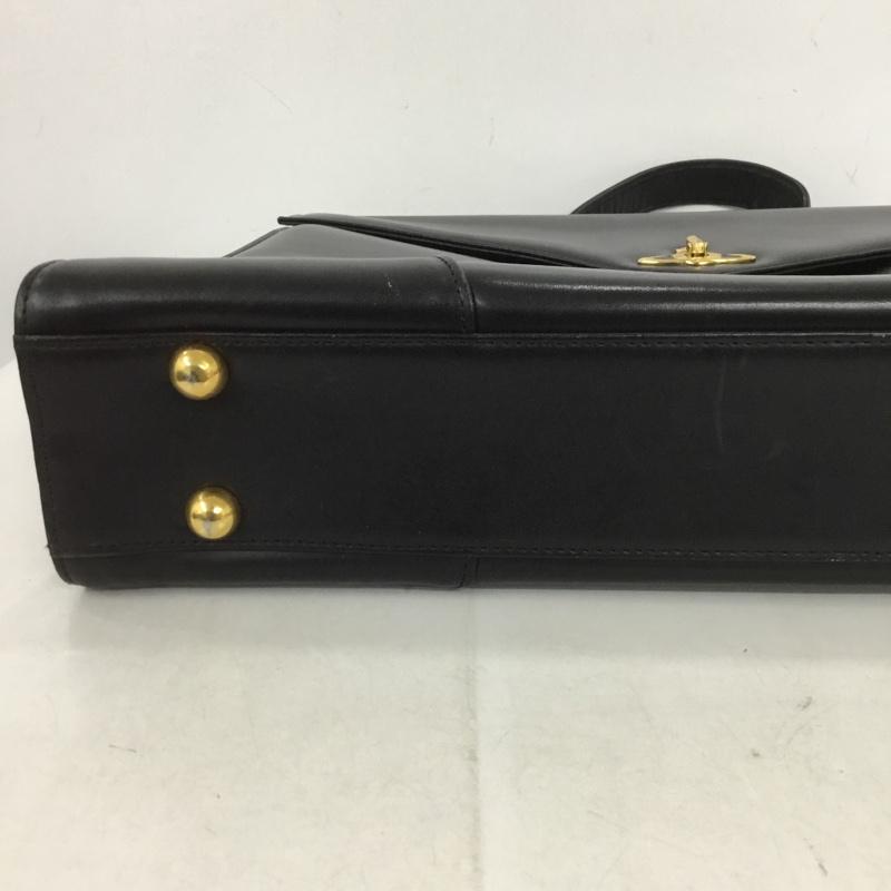 ヴィヴィアンウエストウッド Vivienne Westwood トートバッグ トートバッグ ブリーフケース ビジネスバッグ ワンポイント 黒 / ブラック /  レディース USED 古着 中古 10133198