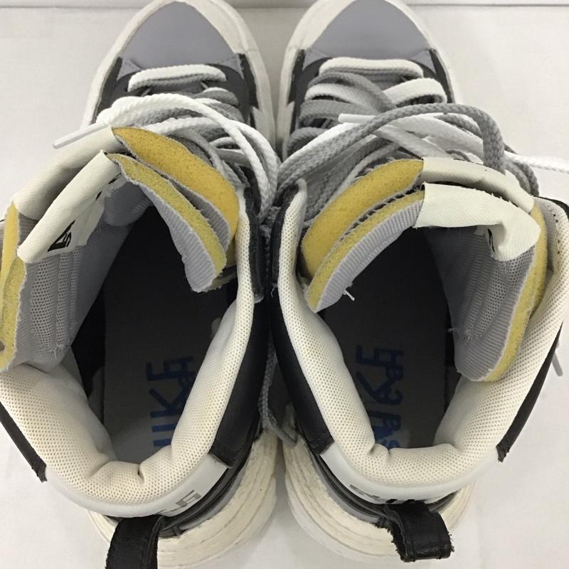 ナイキ NIKE スニーカー スニーカー BV0072-002 BLAZER MID SACAI 28cm 箱有 28.0cm ロゴ、文字 黒 / ブラック / X 白 / ホワイト / X 灰 / グレー /  メンズ USED 古着 中古 10132472
