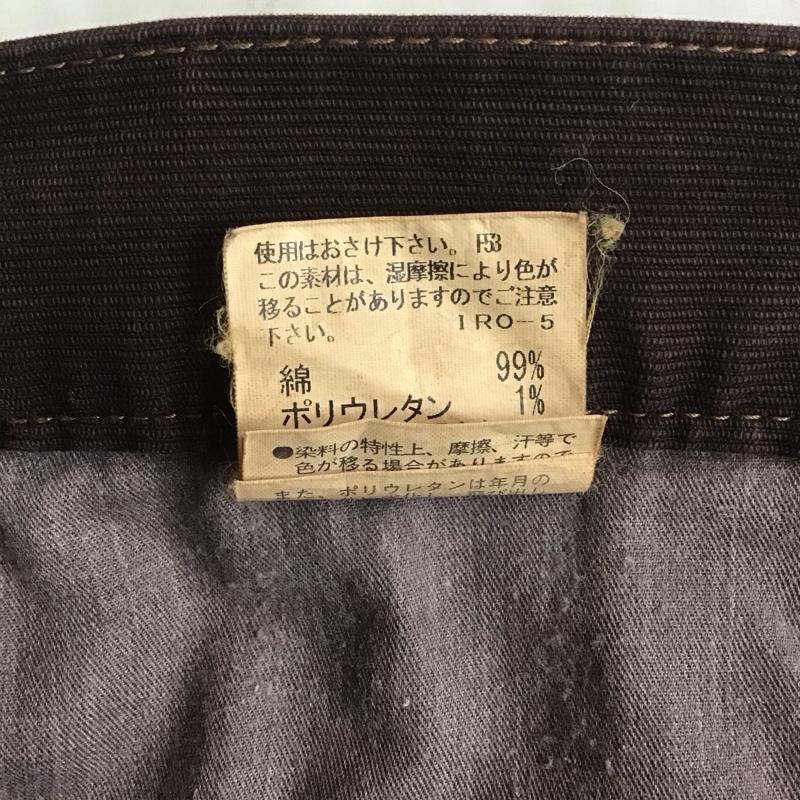 バーバリーブラックレーベル BURBERRY BLACK LABEL パンツ デニム、ジーンズ コーデュロイパンツ ワイドパンツ カジュアルパンツ 無地 茶 / ブラウン /  メンズ USED 古着 中古 10107257