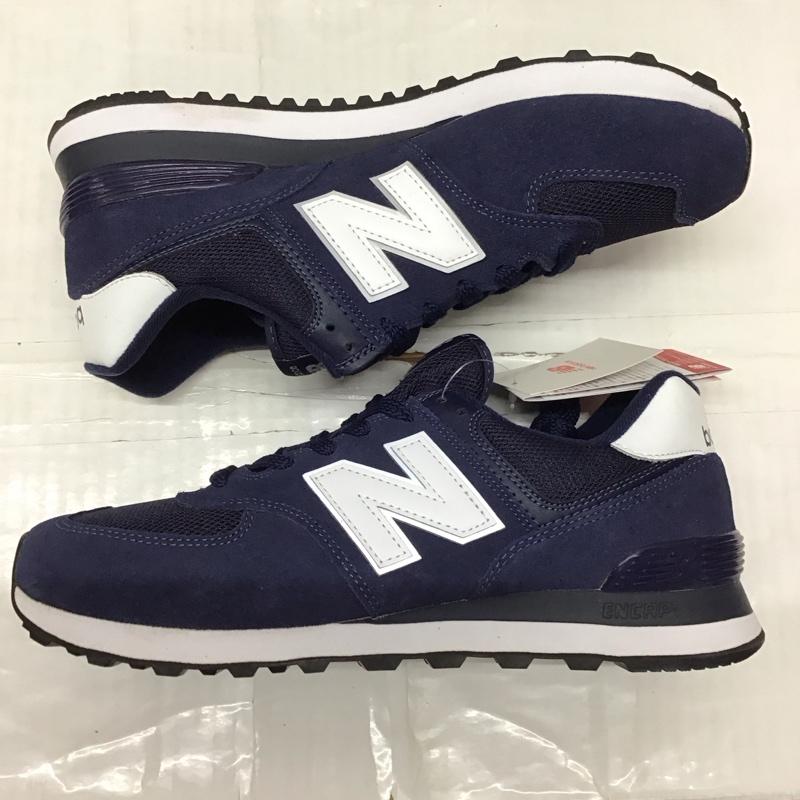 ニューバランス New Balance スニーカー スニーカー ML574EN2 タグ付き 27.5cm 27.5cm ロゴ、文字 紺 / ネイビー / X 白 / ホワイト /  メンズ USED 古着 中古 10121609