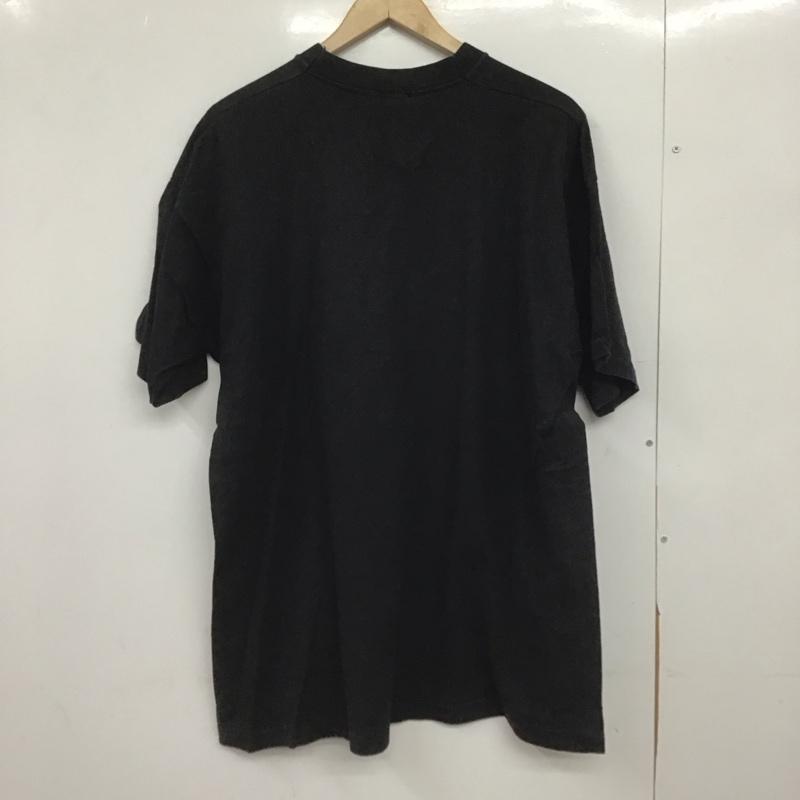 ディズニー Disney Tシャツ 半袖 半袖カットソー プリントTシャツ クルーネックカットソー プリント 黒 / ブラック /  メンズ USED 古着 中古 10149110