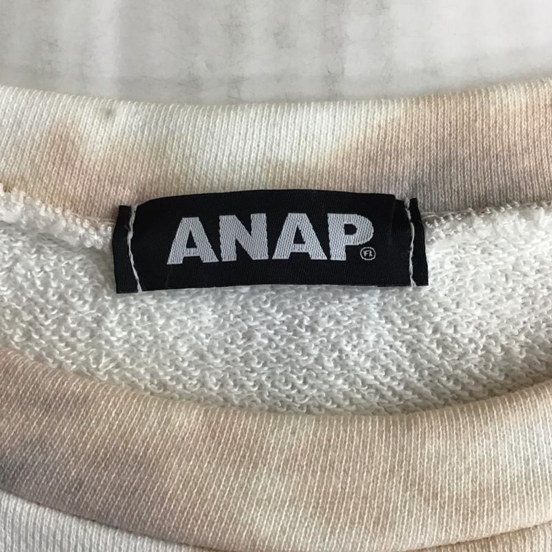 アナップ ANAP トレーナー 半袖 半袖スウェットカットソー クルーネックカットソー FREE プリント マルチカラー / マルチカラー /  レディース USED 古着 中古 10115740