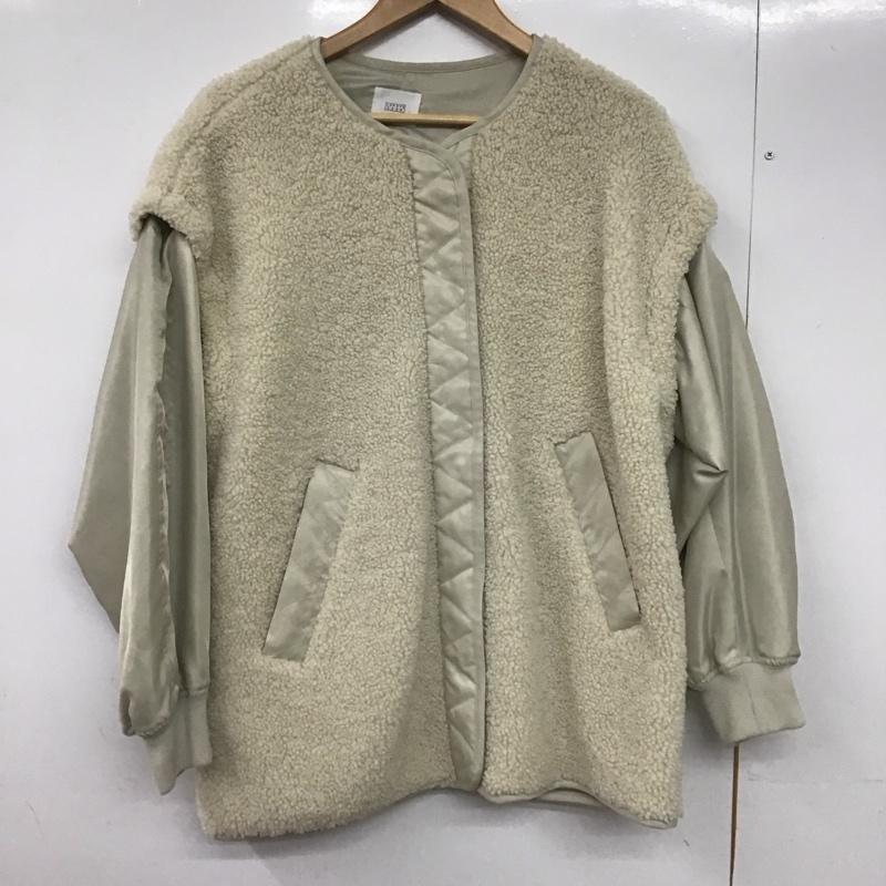 ローリーズファーム LOWRYS FARM ジャケット、上着 ジャンパー、ブルゾン FREE 無地 ベージュ / ベージュ /  レディース USED 古着 中古 10146815
