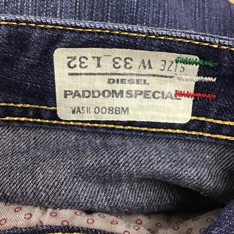 ディーゼル DIESEL パンツ デニム、ジーンズ デニムパンツ ストレートパンツ スリムパンツ カジュアルパンツ 33インチ 無地 インディゴ / インディゴ /  メンズ USED 古着 中古 10122045