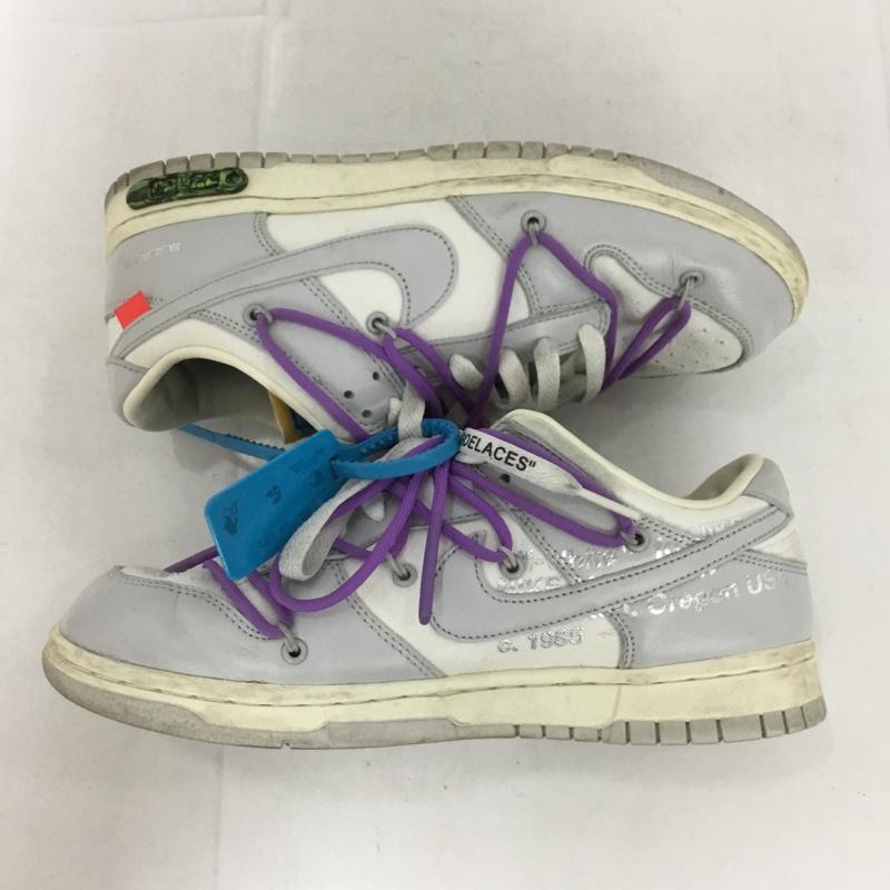 ナイキ NIKE スニーカー スニーカー DM1602 125 DUNK LOW OFF WHITE 25.5cm 箱有 25.5cm ロゴ、文字 灰 / グレー / X 白 / ホワイト /  メンズ USED 古着 中古 10132557