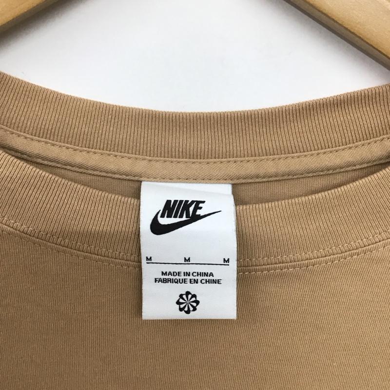 ナイキ NIKE Tシャツ 長袖 dr5633-200 スウッシュ GX L/S トップス M 無地 X ロゴ、文字 ベージュ / ベージュ /  レディース USED 古着 中古 10150846