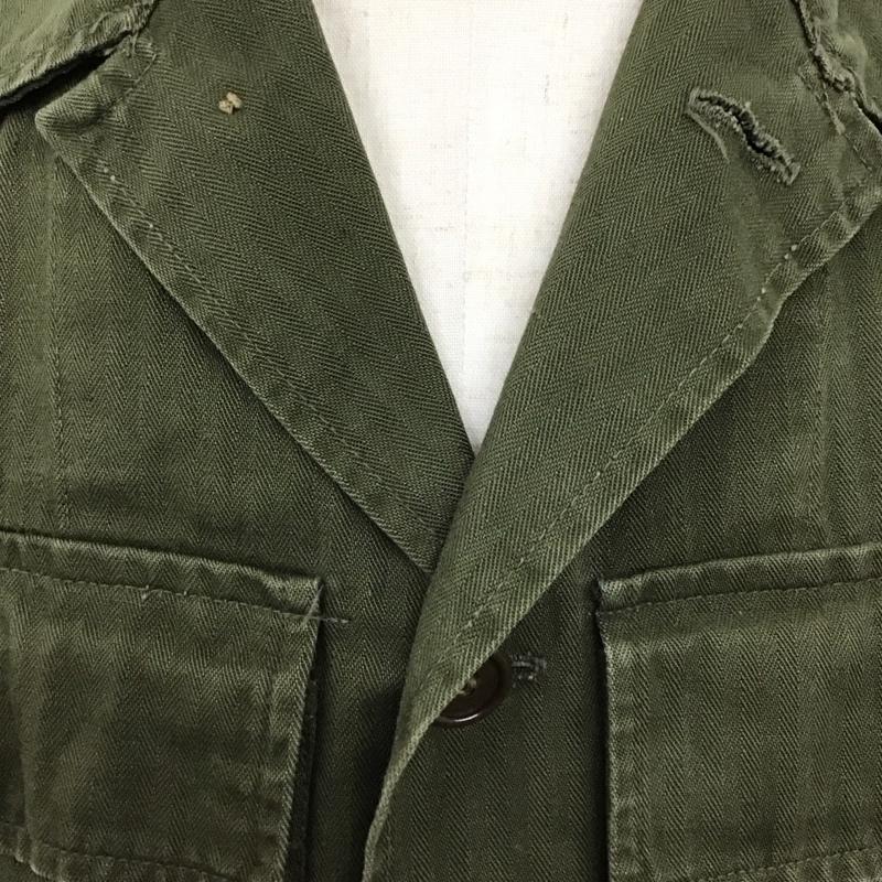 古着 USED シャツ、ブラウス 長袖 ミリタリーシャツ オランダ軍 開襟 無地 カーキ / カーキ /  メンズ USED 古着 中古 10120185