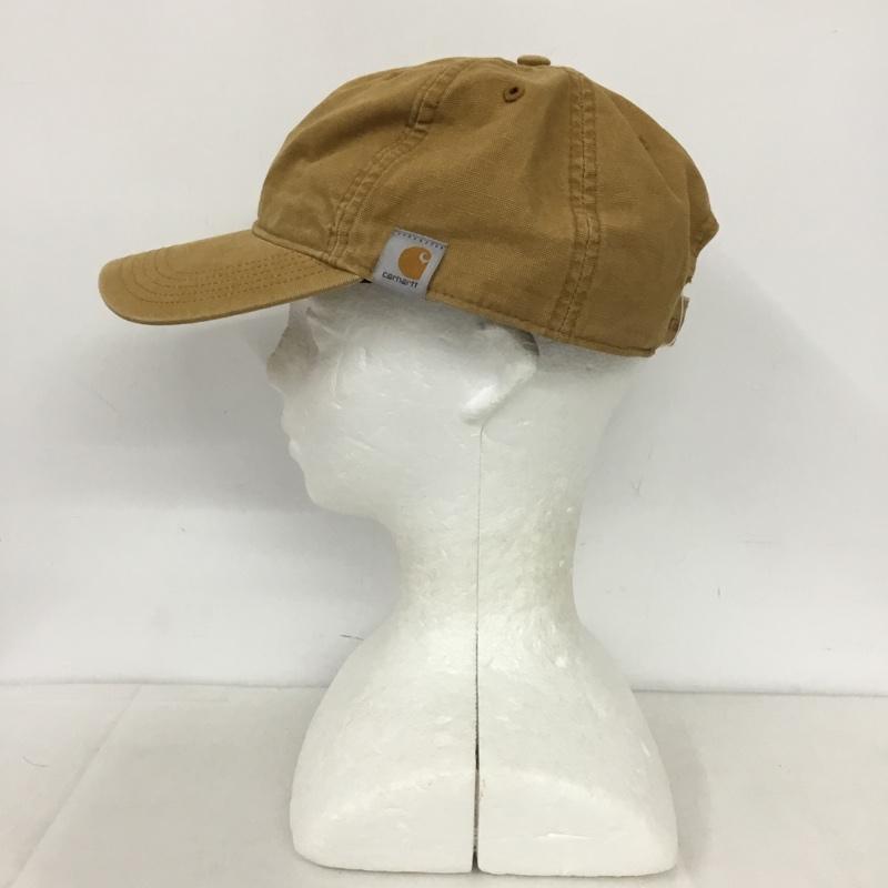 カーハート Carhartt 帽子 キャップ 103938 211 コットンキャンバスキャップ タグ付き ロゴ、文字 茶 / ブラウン /  メンズ USED 古着 中古 10144323