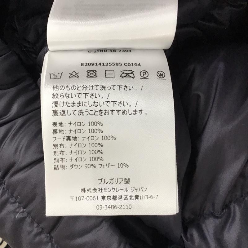 モンクレール MONCLER ジャケット、上着 ダウンジャケット E20914135585 WILLM GIUBBOTTO 2 ワンポイント 紺 / ネイビー / X 白 / ホワイト / X 赤 / レッド /  メンズ USED 古着 中古 10119671