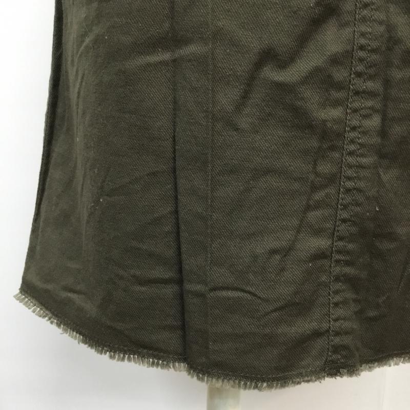ユナイテッドアローズピンクレーベル UNITEDARROWSPINKLABEL スカート ミニスカート S 無地 カーキ / カーキ /  レディース USED 古着 中古 10044945