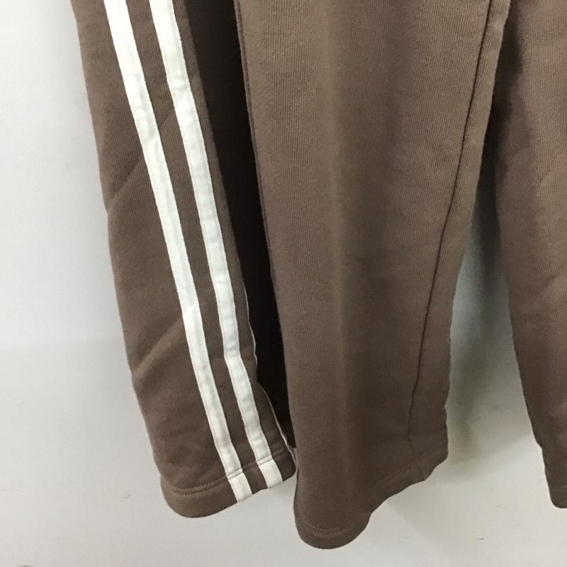 アディダス adidas ボトムス ボトムス スウェットパンツ M 無地 茶 / ブラウン /  レディース USED 古着 中古 10139353