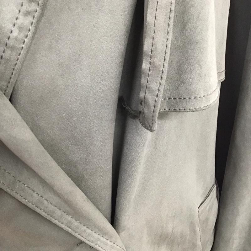 ザラ ZARA ジャケット、上着 ジャケット、ブレザー ロングジャケット アウター ロングコート L 無地 カーキ / カーキ /  レディース USED 古着 中古 10125989