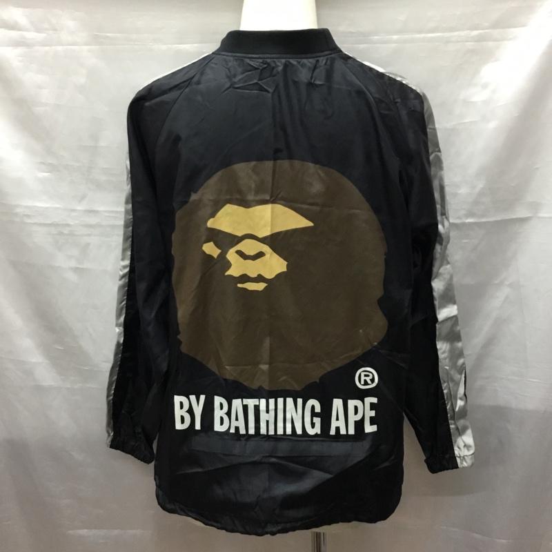 アベイシングエイプ A BATHING APE カットソー 長袖 ナイロン XS プリント 黒 / ブラック / X 灰 / グレー /  メンズ USED 古着 中古 10118954