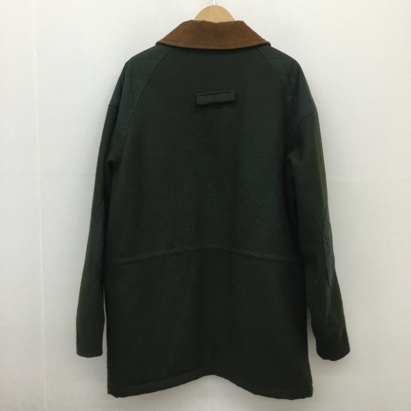 ウールリッチ WOOLRICH コート コート一般 90’s USA製 ウールリッチ　エルボーパッチ M 無地 緑 / グリーン / X 茶 / ブラウン /  メンズ USED 古着 中古 10120967