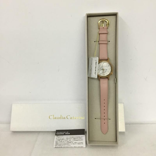 古着 USED 腕時計 アナログ（クォーツ式） CC-A120-LPW 箱有 Claudia Caterini ロゴ、文字 桃 / ピンク /  レディース USED 古着 中古 10135057