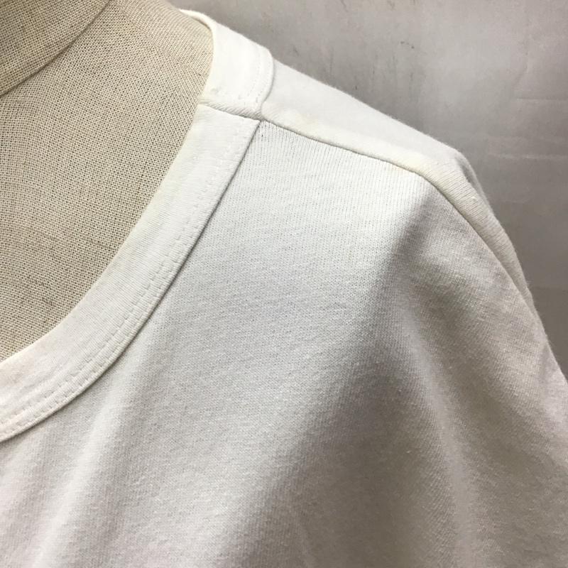 チャンピオン Champion ワンピース ひざ丈スカート CW-P308 カットソーワンピース 半袖 L ロゴ、文字 白 / ホワイト /  レディース USED 古着 中古 10116768