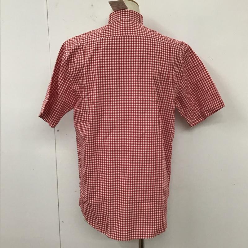 エルエルビーン L.L.Bean シャツ、ブラウス 半袖 ボタンダウン 胸ポケット S チェック 白 / ホワイト / X 赤 / レッド /  メンズ USED 古着 中古 10111863