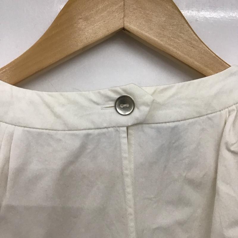 ロク ビューティアンドユース 6BEAUTY&YOUTH カットソー 長袖 8621-299-0090 COTTON FLARE SLEEVE BLOUSE 38 無地 白 / ホワイト /  レディース USED 古着 中古 10148610