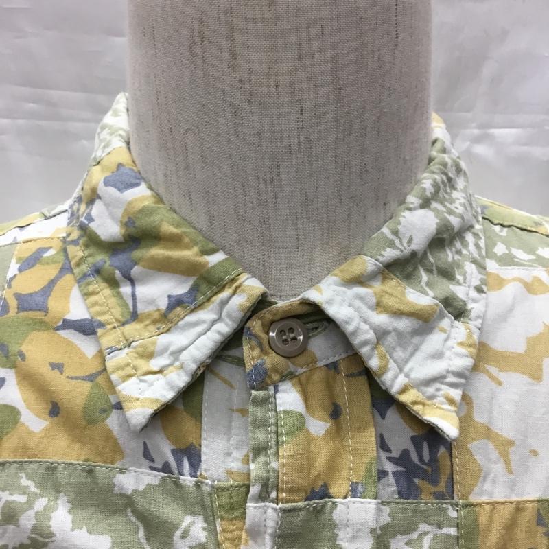 ステューシー STUSSY シャツ、ブラウス 半袖 半袖シャツ カラーシャツ 半袖カットソー パッチワークシャツ 00s M プリント マルチカラー / マルチカラー /  メンズ USED 古着 中古 10115634