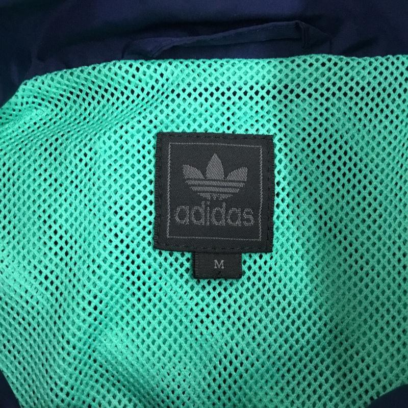 アディダス adidas ジャケット、上着 ジャンパー、ブルゾン ジップアップジャケット ジャンパー ジャケット カジュアルジャケット アウター M ロゴ、文字 赤 / レッド / X 紺 / ネイビー /  メンズ USED 古着 中古 10112309