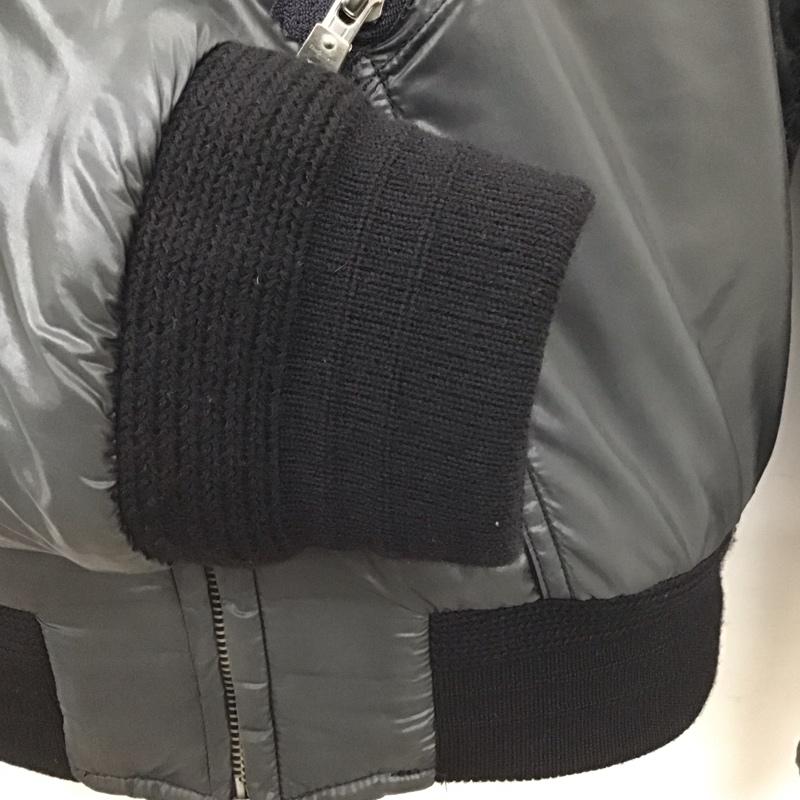 ソロイスト the soloist ジャケット、上着 ジャンパー、ブルゾン 0021aw17 MA-1 フライトボンバージャケット ジップアップジャケット 48 無地 黒 / ブラック /  メンズ USED 古着 中古 10119530