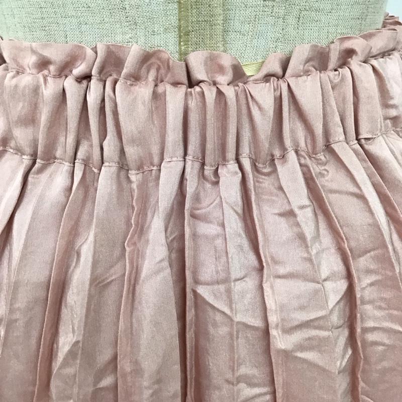ダズリン dazzlin スカート ロングスカート 021920802301 シアープリーツロングスカート FREE 無地 桃 / ピンク /  レディース USED 古着 中古 10114762