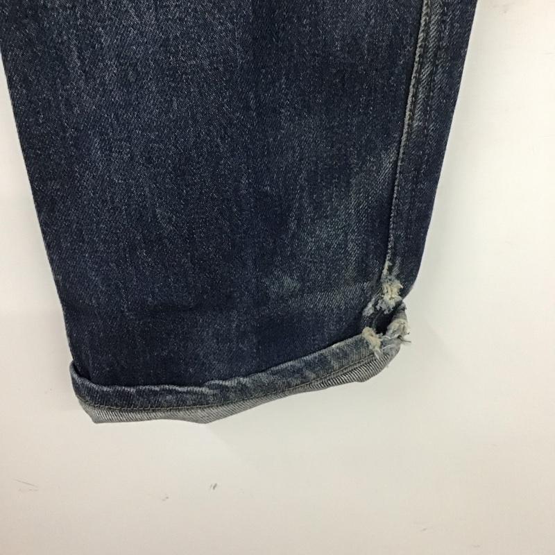 リーバイストラウスアンドコー Levi Strauss & co. パンツ デニム、ジーンズ デニムパンツ スリムパンツ カジュアルパンツ 33インチ ロゴ、文字 インディゴ / インディゴ /  メンズ USED 古着 中古 10139782