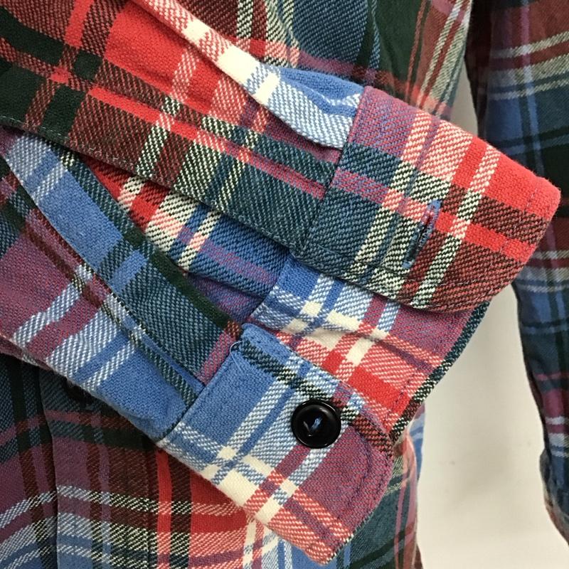 キャッツポウ CAT S PAW シャツ、ブラウス 長袖 長袖シャツ チェックシャツ カラーシャツ M チェック マルチカラー / マルチカラー /  メンズ USED 古着 中古 10125120