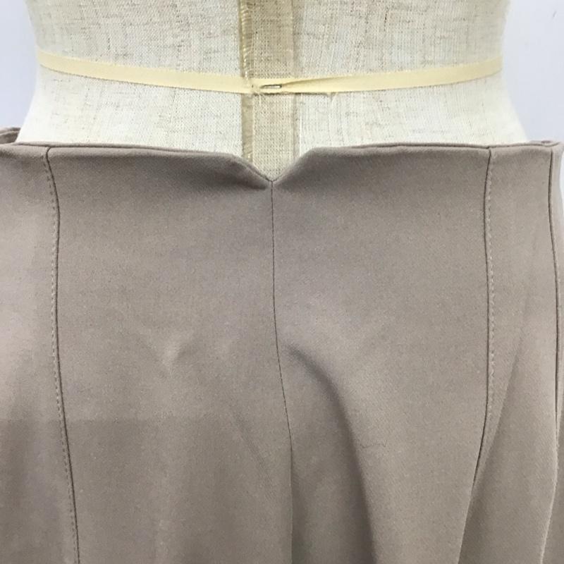 ザラ ZARA パンツ スラックス スラックス ワイドパンツ センタータックパンツ M 無地 ベージュ / ベージュ /  レディース USED 古着 中古 10118516